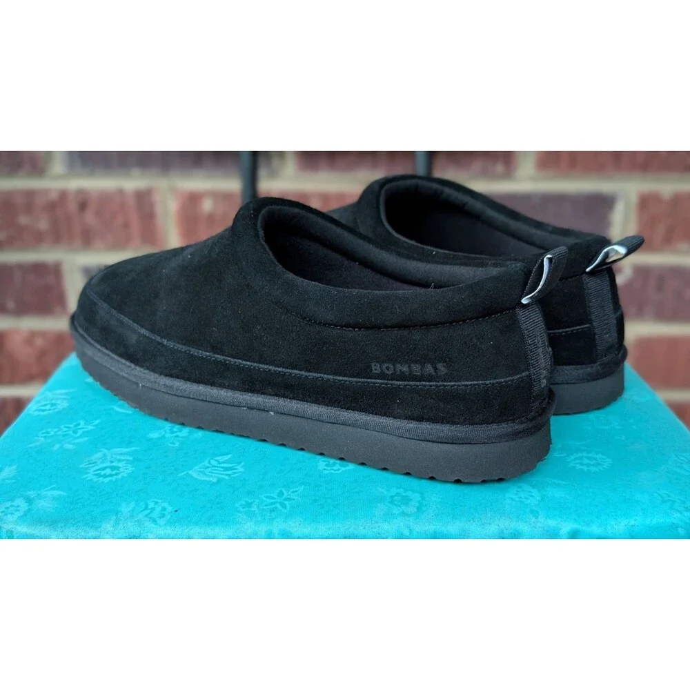 Bombas black suede